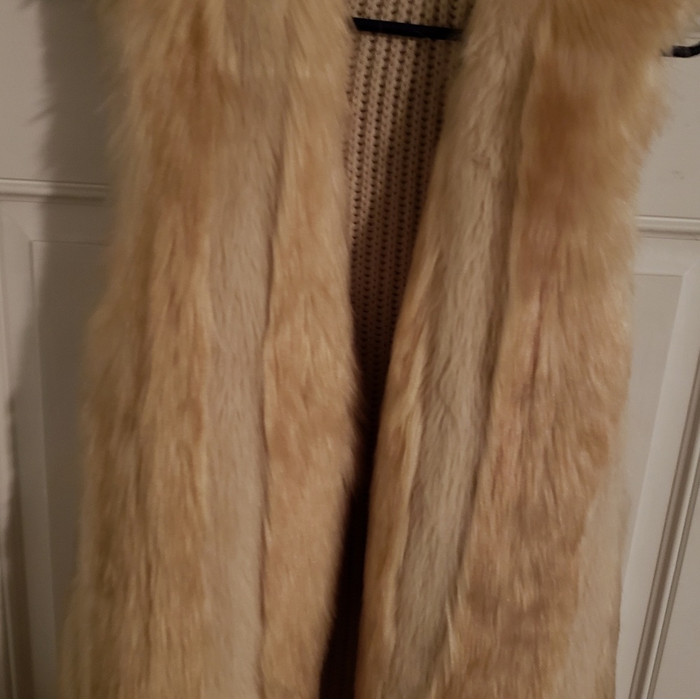 Faux fur  vest
